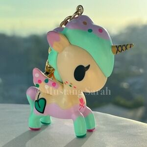 Tokidoki Toki Take Out Food Unicorno Bag Charm Keychain Icecream Cherry Sundae